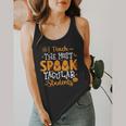 Halloween Teacher I Teach The Most Spooktacular Students Men Women Flowy Tank, funny design