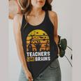 Halloween Teachers Science Math Teachers Love Brains Flowy Tank, funny design