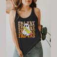 Happy Fri-Yay Friday Lovers Groovy Teacher Life Halloween Flowy Tank, funny design Happy Fri-Yay Friday Lovers Groovy Teacher Life Halloween Flowy Tank, funny design