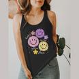 Happy To See Your Face Teacher Flower Back To School Flowy Tank, funny design