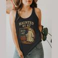 Haunted By 67 Ghost Math Joke Student Halloween Nerd Teacher Flowy Tank, funny design