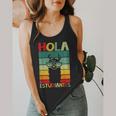 Hola Estudiantes Spanish Teacher Back To School 2025 Flowy Tank, funny design Hola Estudiantes Spanish Teacher Back To School 2025 Flowy Tank, funny design