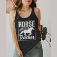 Horse Riding Teacher Rider Lover Equestrian Men Women Kids Flowy Tank, funny design