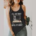 I'Ll Just Wait Until It's Quiet Skeleton Teacher Halloween Flowy Tank, funny design I'Ll Just Wait Until It's Quiet Skeleton Teacher Halloween Flowy Tank, funny design