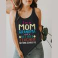 I'm Mom Grandma And A Retired Teacher Nothing Scares Me Men Women Flowy Tank, funny design