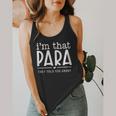 I'm That Para They Told You Abou Paraprofessional Teacher Flowy Tank, funny design I'm That Para They Told You Abou Paraprofessional Teacher Flowy Tank, funny design