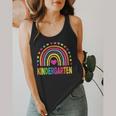 Kindergarten Rainbow Girls Boys Teacher Team Kinder Squad Flowy Tank, funny design Kindergarten Rainbow Girls Boys Teacher Team Kinder Squad Flowy Tank, funny design