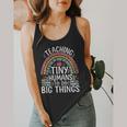 Kindergarten Teacher Tiny Humans Pre-School Teacher Flowy Tank, funny design Kindergarten Teacher Tiny Humans Pre-School Teacher Flowy Tank, funny design