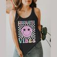 Kindergarten Vibes First Day Of School Kindergarten Teacher Flowy Tank, funny design