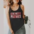 Kindness Matters Anti Bullying Shirts Teacher Child Flowy Tank, funny design