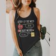 Letter Of The Week Ff Sight Word Teacher Squad Flowy Tank, funny design