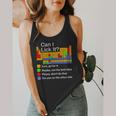 Can I Lick It Periodic Table Chemistry Teachers Flowy Tank, funny design