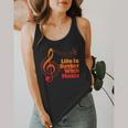 Life Is Better With Music Theory Musician Teacher Notes Clef Flowy Tank, funny design Life Is Better With Music Theory Musician Teacher Notes Clef Flowy Tank, funny design