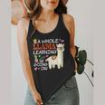 Llama Learning T Shirt Teachers Students Alpaca Lovers Flowy Tank, funny design Llama Learning T Shirt Teachers Students Alpaca Lovers Flowy Tank, funny design