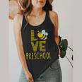 Love Preschool Back To School Yellow Bee Preschool Teacher For Men Women Girls Kids Flowy Tank, funny design