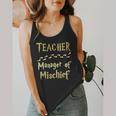 Magical Teacher Manager Of Mischief Birthday Family Party Flowy Tank, funny design