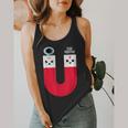 Magnet Science Pun T-Shirt For Geeks Science Teachers Flowy Tank, funny design