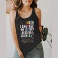 Music Teacher Music Math Language History Reading Science Flowy Tank, funny design Music Teacher Music Math Language History Reading Science Flowy Tank, funny design