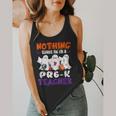 Nothing Scares Me I'm A Pre-K Teacher Halloween Ghosts Flowy Tank, funny design Nothing Scares Me I'm A Pre-K Teacher Halloween Ghosts Flowy Tank, funny design