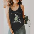 Off To Teach English Scooter Frog ESL Teacher Literature Flowy Tank, funny design