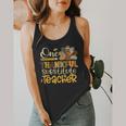 One Thankful Substitute Teacher Turkey Leopard Thanksgiving For Men Women Flowy Tank, funny design