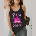 Para Shark Paraprofessional Female Teacher Flowy Tank, funny design Para Shark Paraprofessional Female Teacher Flowy Tank, funny design