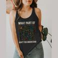 What Part Of Don't You Understand Math Teacher Flowy Tank, funny design What Part Of Don't You Understand Math Teacher Flowy Tank, funny design