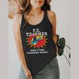 PE Physical Education Teacher Superhero Power School Flowy Tank, funny design