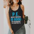 PE Teacher Art For Men Women Gym Teacher Appreciation Flowy Tank, funny design PE Teacher Art For Men Women Gym Teacher Appreciation Flowy Tank, funny design