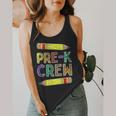 Pre-K Crew PreK Teachers Back To School Flowy Tank, funny design Pre-K Crew PreK Teachers Back To School Flowy Tank, funny design
