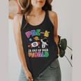 Pre-K Student Teacher Astronaut Space Back To School Flowy Tank, funny design