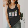 Preppy Silly Teacher Goose Build Character Back To School Flowy Tank, funny design Preppy Silly Teacher Goose Build Character Back To School Flowy Tank, funny design