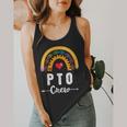 PTO Crew Parent School Volunteer Board Mom Parent Teacher Flowy Tank, funny design PTO Crew Parent School Volunteer Board Mom Parent Teacher Flowy Tank, funny design