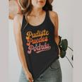 Pudiste Puedes Podras Maestra Spanish Teacher Flowy Tank, funny design Pudiste Puedes Podras Maestra Spanish Teacher Flowy Tank, funny design