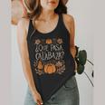 Que Pasa Calabaza Shirt Spanish Teacher Flowy Tank, funny design