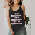 There Their They'Re Teacher English Grammar Police Flowy Tank, funny design There Their They'Re Teacher English Grammar Police Flowy Tank, funny design