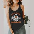 Read More Books Cute Ghost Reading Book Teacher Halloween Flowy Tank, funny design