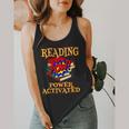 Reading Super Power Activated Superhero Teacher Or Student Men Women Girls Kids Flowy Tank, funny design