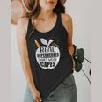 Real Superheroes Wear No Capes Teacher Design Teach Flowy Tank, funny design