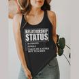 Relationship Status Taken By Super Hot Teacher Flowy Tank, funny design Relationship Status Taken By Super Hot Teacher Flowy Tank, funny design