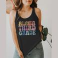Retro Aloha Third Grade Teacher Summer Vacation Beach Hawaii Flowy Tank, funny design Retro Aloha Third Grade Teacher Summer Vacation Beach Hawaii Flowy Tank, funny design