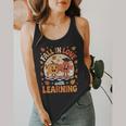 Retro Fall In Love With Learning Pumpkin Leaf Teacher Autumn Flowy Tank, funny design Retro Fall In Love With Learning Pumpkin Leaf Teacher Autumn Flowy Tank, funny design
