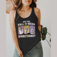 Retro Are You Fall O Ween Directions Teacher Halloween Ghost Flowy Tank, funny design Retro Are You Fall O Ween Directions Teacher Halloween Ghost Flowy Tank, funny design