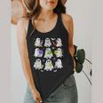 Retro Halloween Science Teacher Ghost Laboratory Teacher Flowy Tank, funny design Retro Halloween Science Teacher Ghost Laboratory Teacher Flowy Tank, funny design
