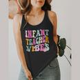 Retro Infant Teacher Vibes Women Daycare Teacher Flowy Tank, funny design