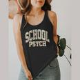 Retro Wildflower School Psych Teacher School Psychologist Flowy Tank, funny design Retro Wildflower School Psych Teacher School Psychologist Flowy Tank, funny design