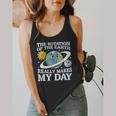 Rotation Of Earth Science Teacher Earth Day Men Women Flowy Tank, funny design