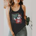 Santa Teacher 67 Math Christmas Xmas Holiday Number 67 Flowy Tank, funny design