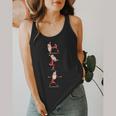 Santa Yoga Poses For Yogi Teacher Christmas Yoga Poses Flowy Tank, funny design