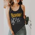 Scary Key Signature Boo Music Halloween Musician Teacher Men Women Flowy Tank, funny design